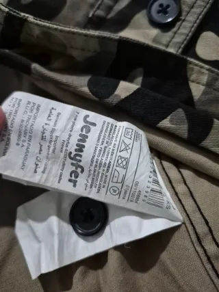 Chaqueta Camuflaje JENNYFER Talla S grunge rock