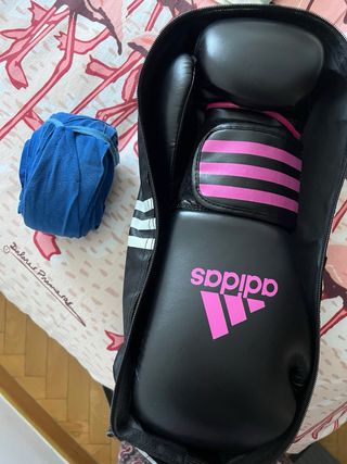 Guantes Boxeo Adidas FPower200 Rosa Nuevos