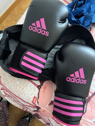 Guantes Boxeo Adidas FPower200 Rosa Nuevos