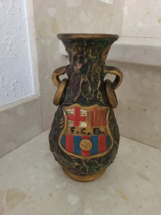 Jarrón FC Barcelona Cerámica