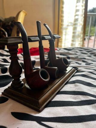 Soporte para ¥i!as de madera