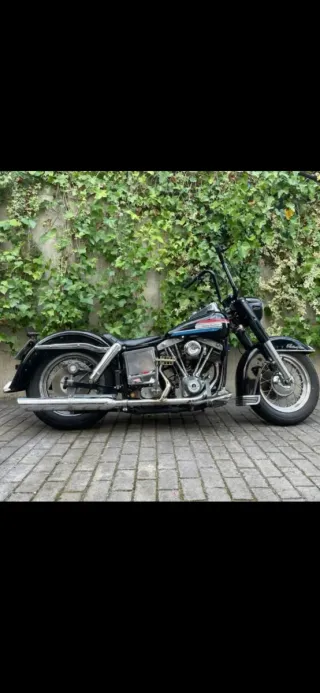 Harley Davidson Shovelhead 74 Negra