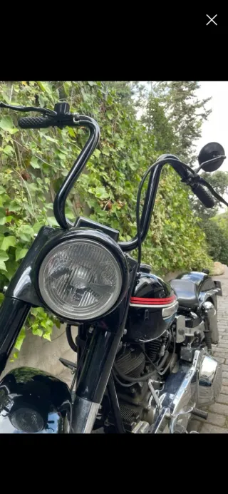 Harley Davidson Shovelhead 74 Negra