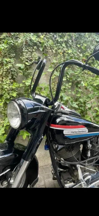 Harley Davidson Shovelhead 74 Negra