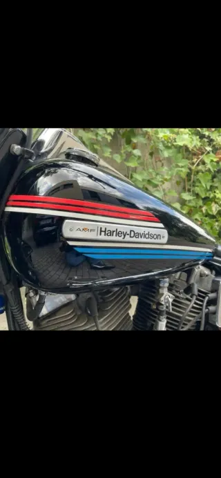 Harley Davidson Shovelhead 74 Negra