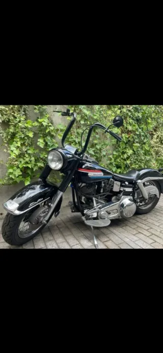 Harley Davidson Shovelhead 74 Negra