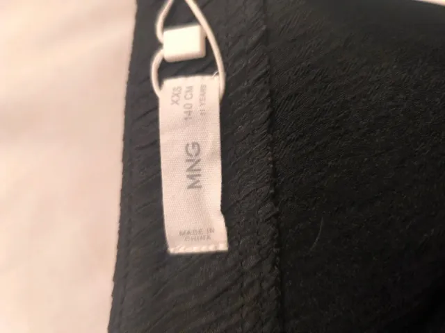 Vestido negro Mango niña talla 10