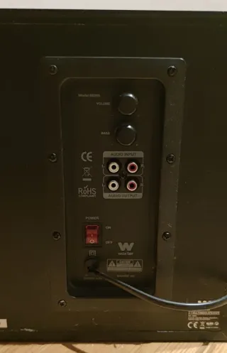 Altavoces Woxter 2.1 negros