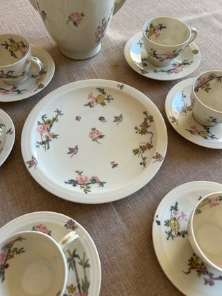 Juego de café Haviland Limoges porcelana