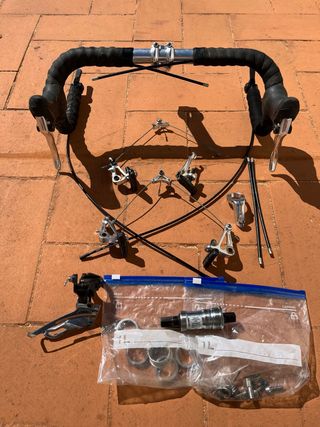 Manillar Carretera + Microshift + Cantilever