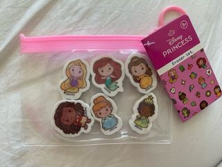 Set di 6 gomme da cancellare Disney Princess