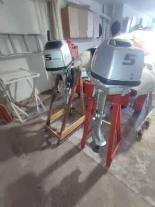 Barca hinchable Bombard + 2 motores Honda 5cv