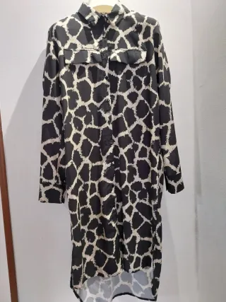 Vestito donna fantasia animalier taglia S