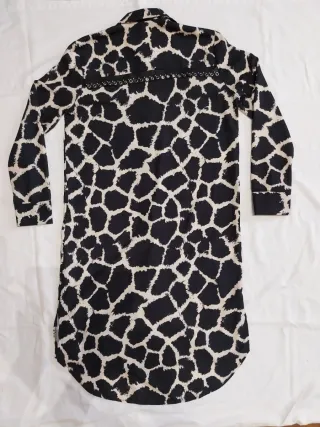 Vestito donna fantasia animalier taglia S