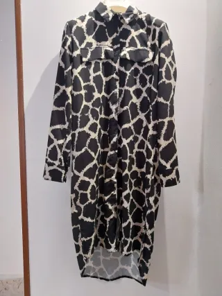 Vestito donna fantasia animalier taglia S