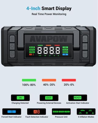 Arrancador coche 8000A con compresor NUEVO