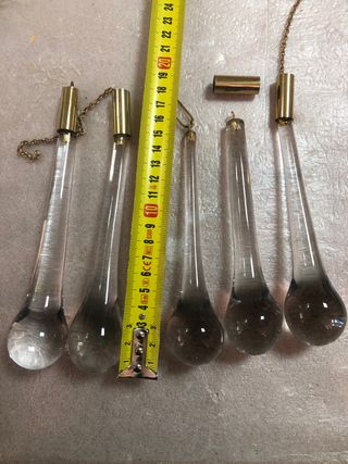 Cristales colgantes forma de gota