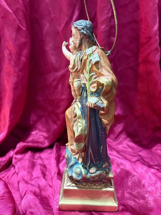 Escultura San José con Niño en brazos 25 cm