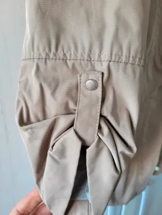 Parka mujer beige