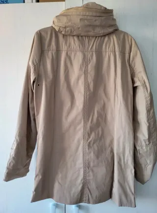 Parka mujer beige