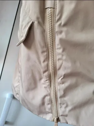Parka mujer beige
