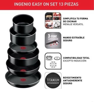 TEFAL. Juego de cocina muy completo.