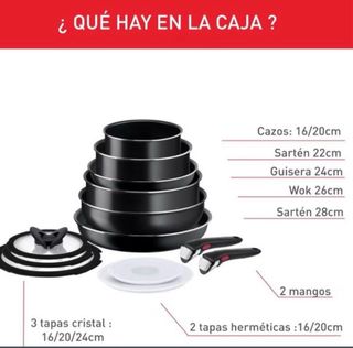 TEFAL. Juego de cocina muy completo.