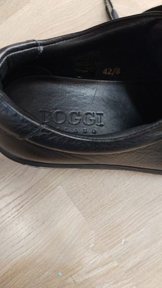 Zapatillas Boggi Italia Piel Negra