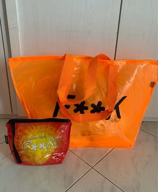 Borsa mare F**K + pochette