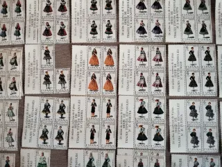 Lote sellos España Trajes Típicos años 60