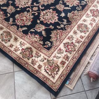 Tappeto Blu Radici 165x230cm Stile Persiano