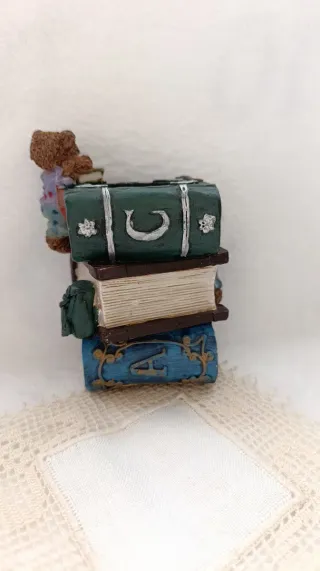Portalápices vintage ositos leyendo