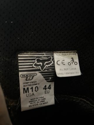Botas Fox Comp 8 Enduro/Motocross n44