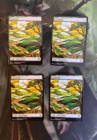 MTG Playset Savannah (4 Cartas)