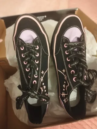 Zapatillas Rosa y Negra