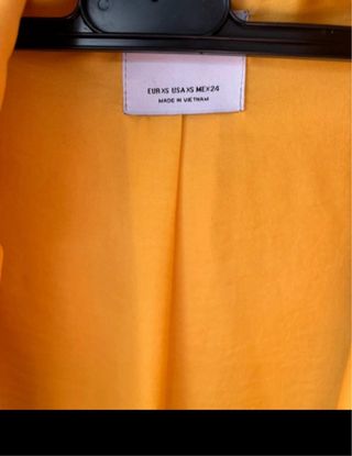 Americana color mostaza