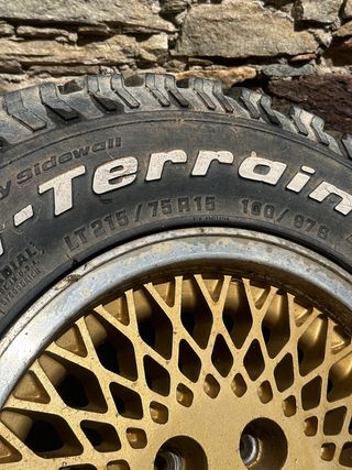 4 llantas jeep + ruedas BFGoodrich