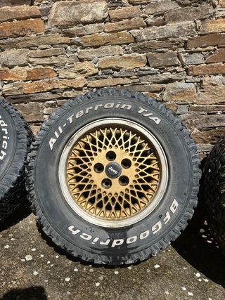 4 llantas jeep + ruedas BFGoodrich