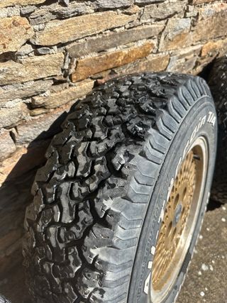 4 llantas jeep + ruedas BFGoodrich