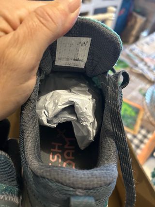 New Balance Trail Talla 39 Verde/Blanco