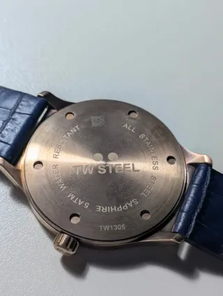 Reloj TW Steel 1305 Azul Correa Piel