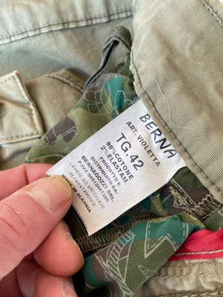 Pantaloni cargo Berna donna taglia 42