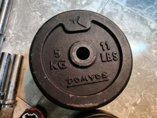 Pesas 36 kilos mancuernas y barras