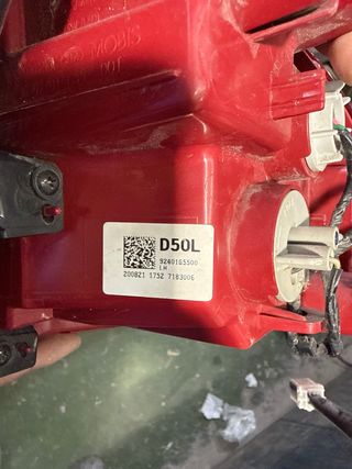 Piloto trasero izquierdo Kia Niro