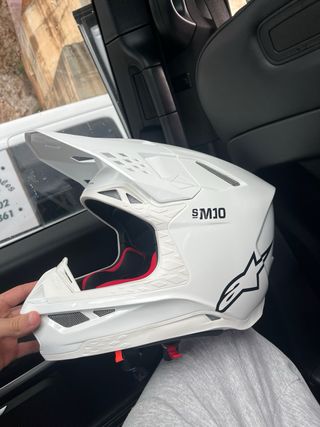 Casco Alpinestars SM10 Blanco