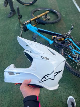 Casco Alpinestars SM10 Blanco