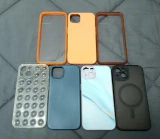 Lote 7 carcasas iPhone 13