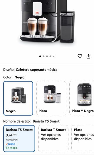 Melitta Caffeo Barista TS Smart - Cafetera Premium