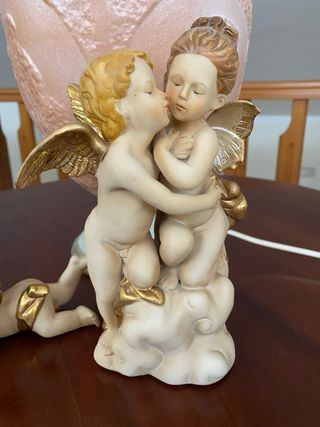 Cupido e Psiche angioletti porcellana