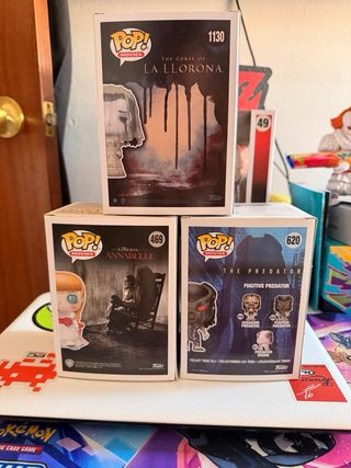 Pack Terror Funko Pop La Llorona, Annabelle, Preda